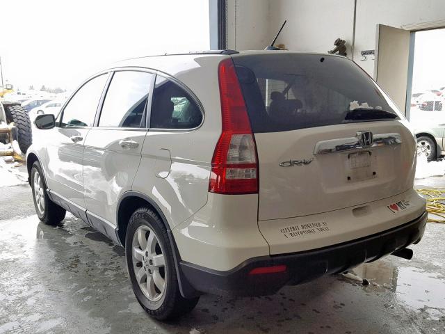 5J6RE48759L050819 - 2009 HONDA CR-V EXL WHITE photo 3