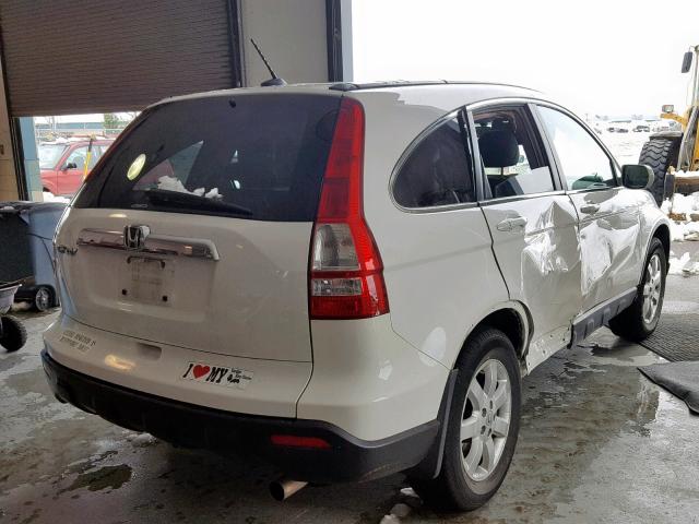 5J6RE48759L050819 - 2009 HONDA CR-V EXL WHITE photo 4