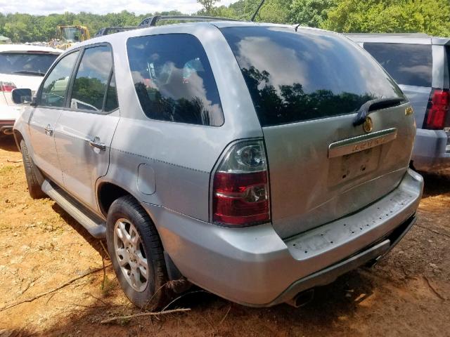 2HNYD18664H500147 - 2004 ACURA MDX TOURIN SILVER photo 3