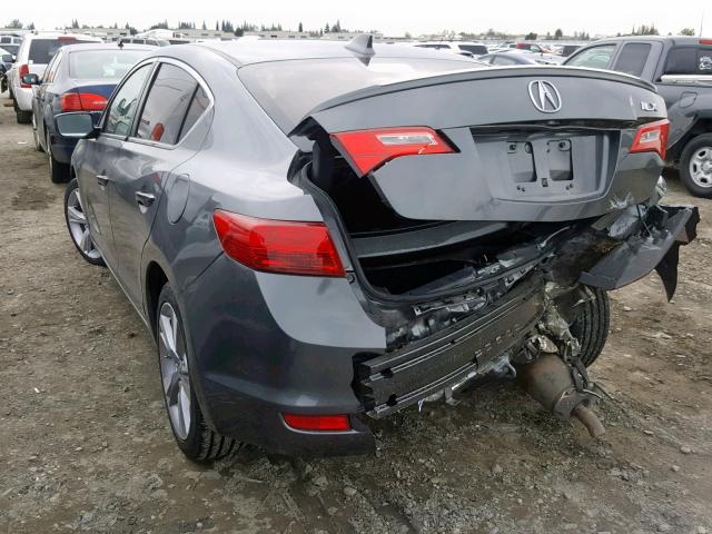 19VDE1F38EE002029 - 2014 ACURA ILX 20 GRAY photo 3