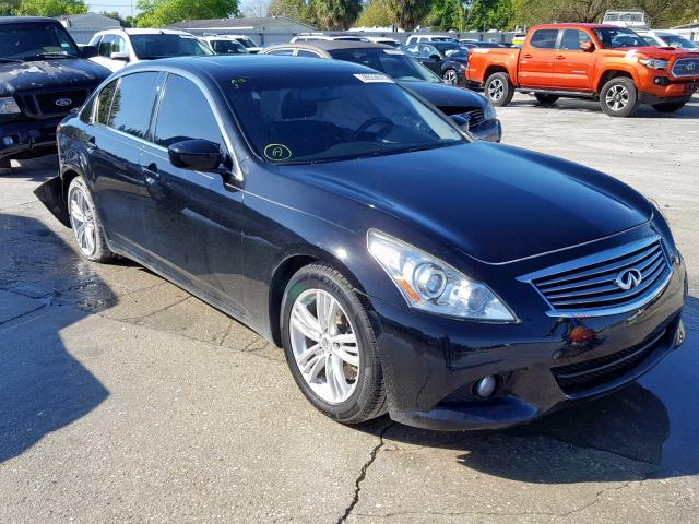 JN1CV6AP6DM721440 - 2013 INFINITI G37 BASE BLACK photo 1