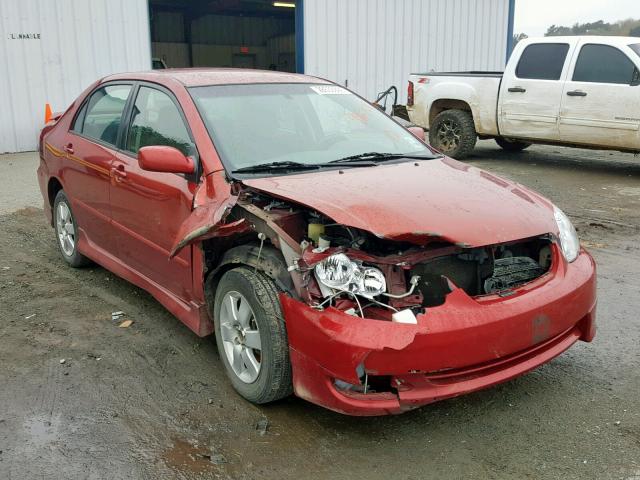 1NXBR32EX8Z986758 - 2008 TOYOTA COROLLA S RED photo 1