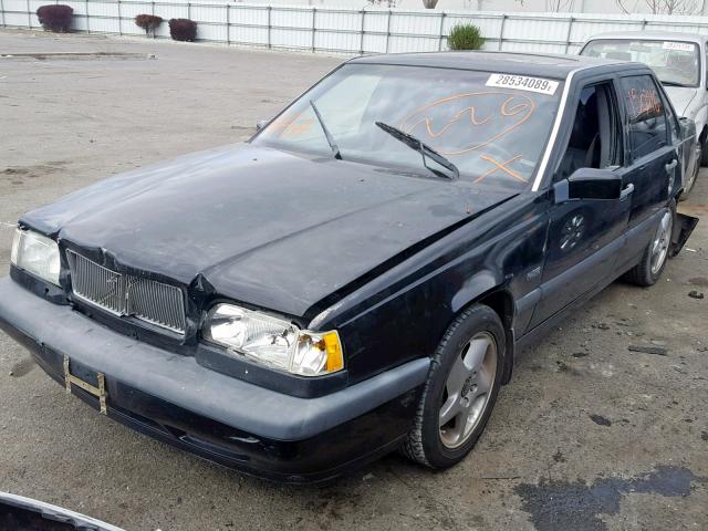 YV1LS5710S1256701 - 1995 VOLVO 850 BLACK photo 2