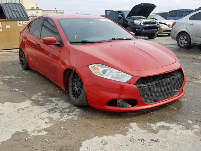 1C3CDFAA8DD104783 - 2013 DODGE DART SE RED photo 1