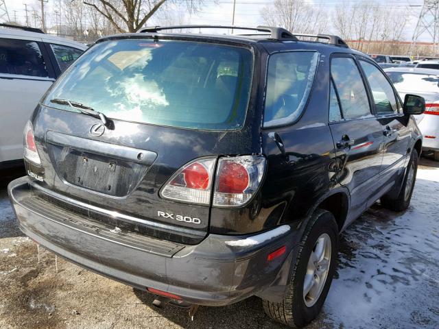 JTJHF10U310194354 - 2001 LEXUS RX 300 BLACK photo 4