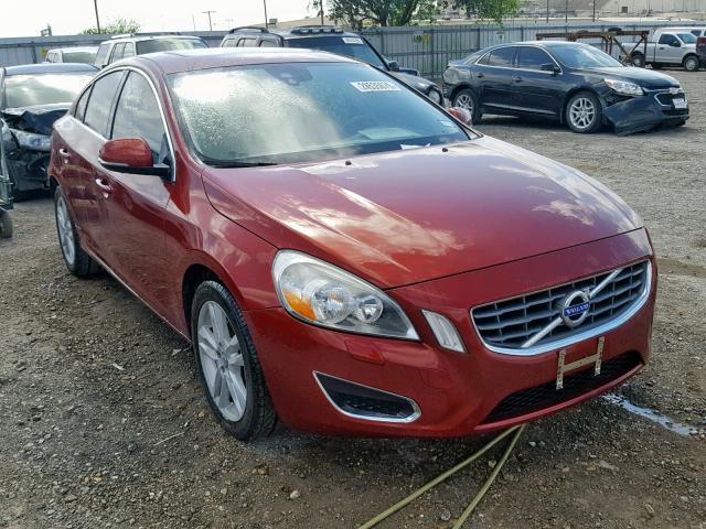 YV1612FS9D2200794 - 2013 VOLVO S60 T5 MAROON photo 1