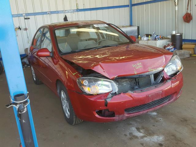 KNAFE221X95614872 - 2009 KIA SPECTRA EX RED photo 1