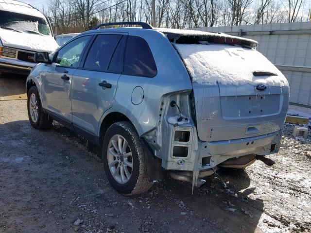 2FMDK36C38BA99787 - 2008 FORD EDGE SE BLUE photo 3