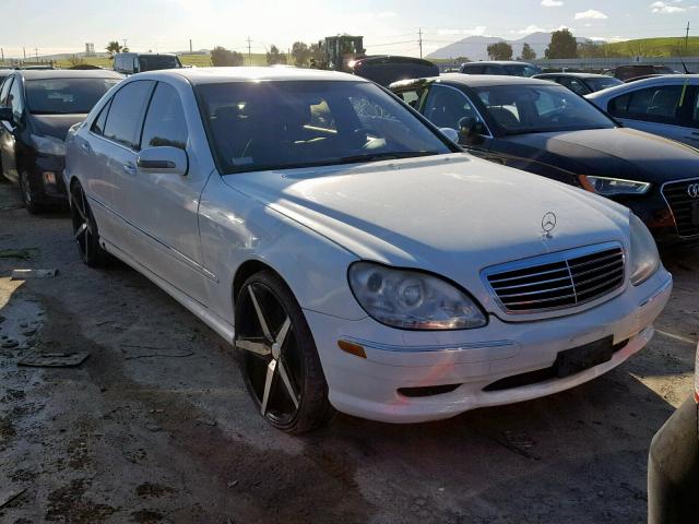 WDBNG73J52A288298 - 2002 MERCEDES-BENZ S 55 AMG WHITE photo 1