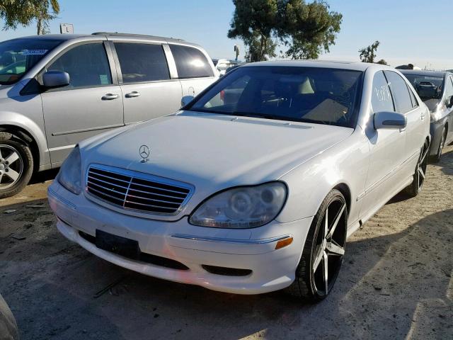 WDBNG73J52A288298 - 2002 MERCEDES-BENZ S 55 AMG WHITE photo 2