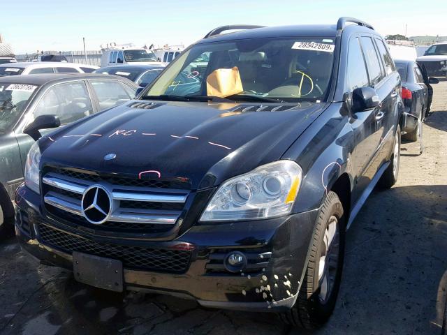 4JGBF71E68A363253 - 2008 MERCEDES-BENZ GL 450 4MA BLACK photo 2