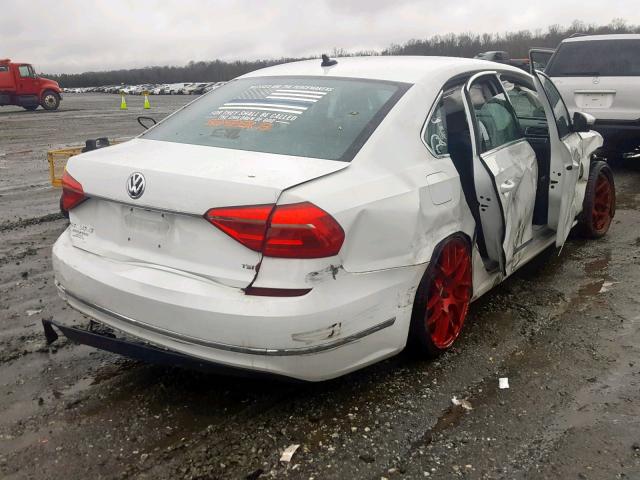 1VWBS7A35GC066621 - 2016 VOLKSWAGEN PASSAT SE WHITE photo 4