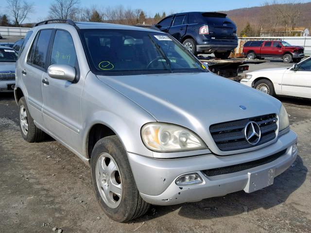 4JGAB57E24A492054 - 2004 MERCEDES-BENZ ML 350 SILVER photo 1