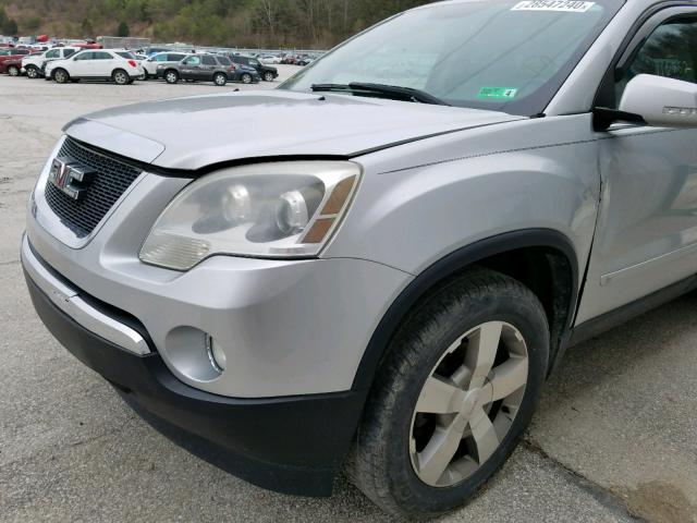 1GKLVMED7AJ129919 - 2010 GMC ACADIA SLT-1  photo 9