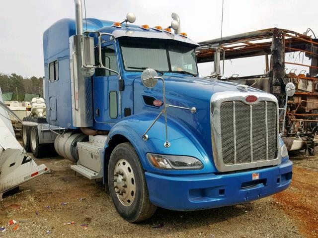 1XPHD49X8BD120105 - 2011 PETERBILT 386 BLUE photo 1