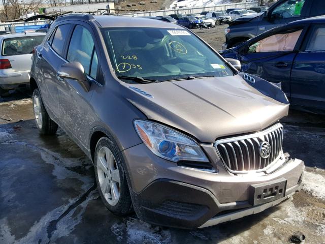 KL4CJESB7FB164276 - 2015 BUICK ENCORE GRAY photo 1