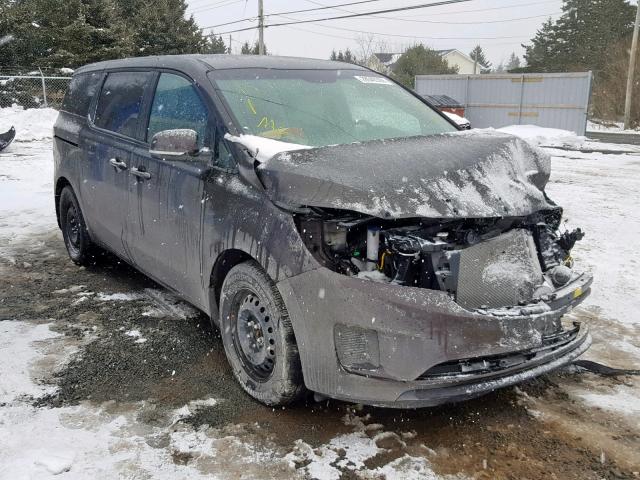 KNDMA5C17J6369078 - 2018 KIA SEDONA L BROWN photo 1