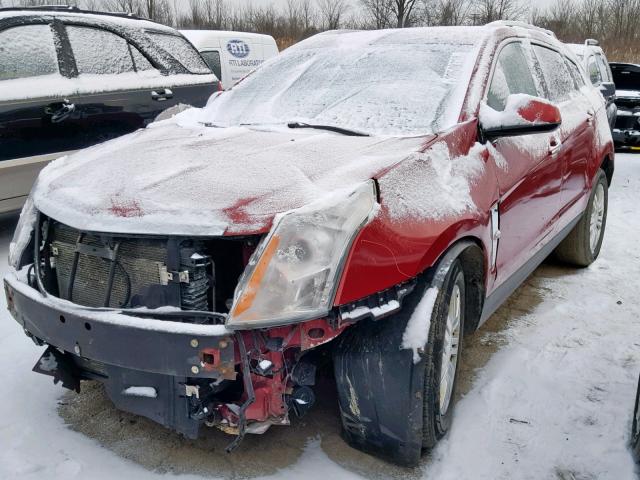 3GYFNGE36DS625079 - 2013 CADILLAC SRX LUXURY RED photo 2