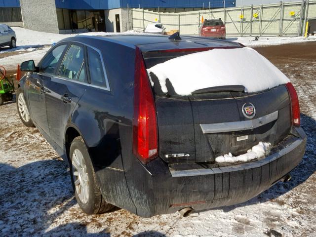 1G6DH8EY5B0105789 - 2011 CADILLAC CTS LUXURY BLACK photo 3