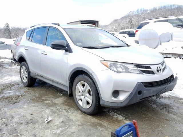 JTMBFREV0ED095191 - 2014 TOYOTA RAV4 LE SILVER photo 1