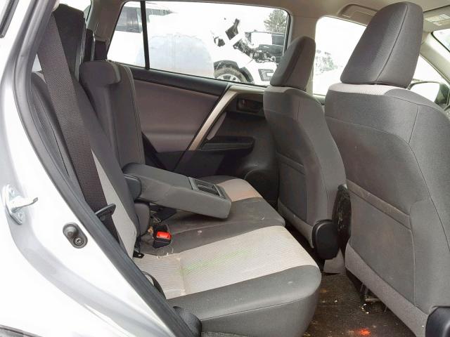 JTMBFREV0ED095191 - 2014 TOYOTA RAV4 LE SILVER photo 6