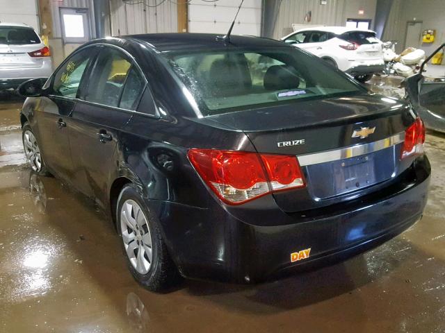 1G1PA5SG6E7187755 - 2014 CHEVROLET CRUZE LS BLACK photo 3