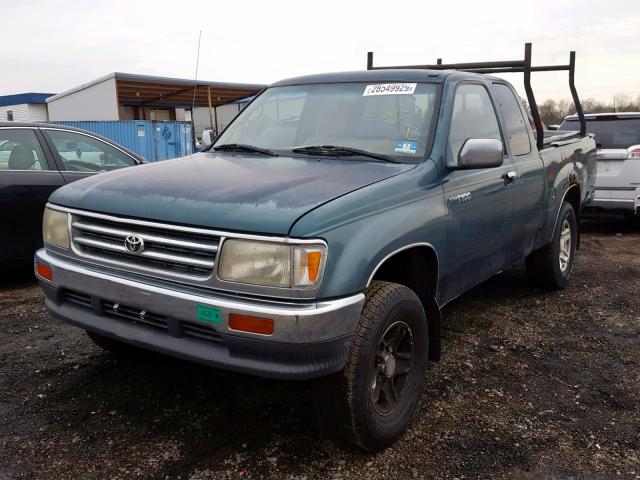 JT4UN24D4V0043369 - 1997 TOYOTA T100 XTRAC GREEN photo 2