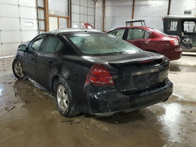2G2WS522551354970 - 2005 PONTIAC GRAND PRIX BLACK photo 3