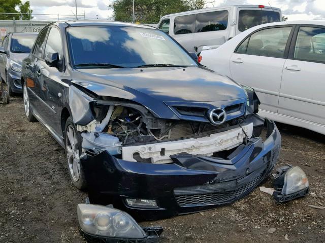 JM1BK344871605096 - 2007 MAZDA 3 HATCHBAC BLACK photo 1