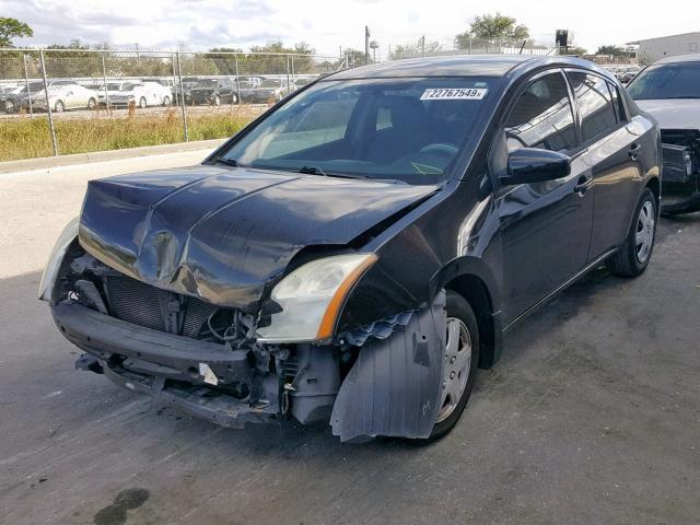 3N1AB61E09L642250 - 2009 NISSAN SENTRA 2.0 BLACK photo 2