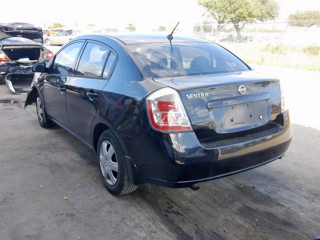 3N1AB61E09L642250 - 2009 NISSAN SENTRA 2.0 BLACK photo 3