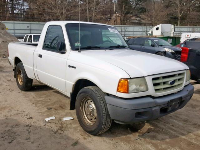 1FTYR10DX2TA01224 - 2002 FORD RANGER WHITE photo 1