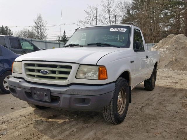 1FTYR10DX2TA01224 - 2002 FORD RANGER WHITE photo 2