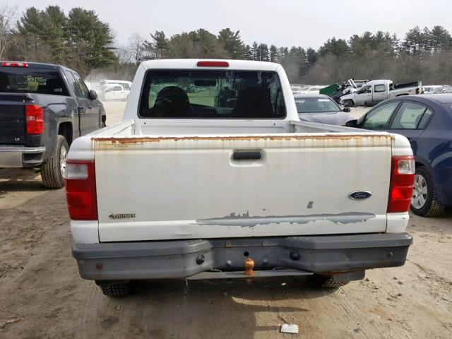 1FTYR10DX2TA01224 - 2002 FORD RANGER WHITE photo 9