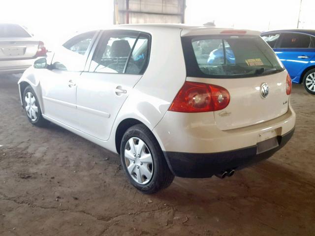 WVWDA71K39W146829 - 2009 VOLKSWAGEN RABBIT WHITE photo 3