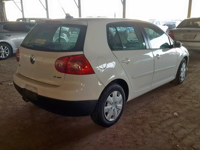 WVWDA71K39W146829 - 2009 VOLKSWAGEN RABBIT WHITE photo 4