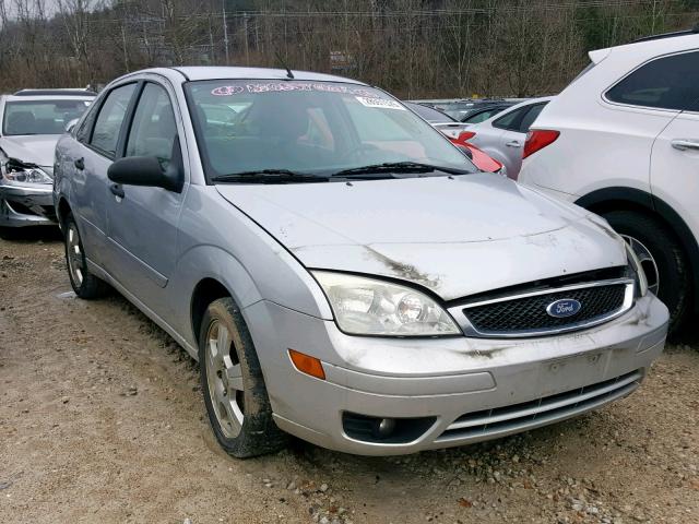 1FAHP34N07W199182 - 2007 FORD FOCUS ZX4 SILVER photo 1