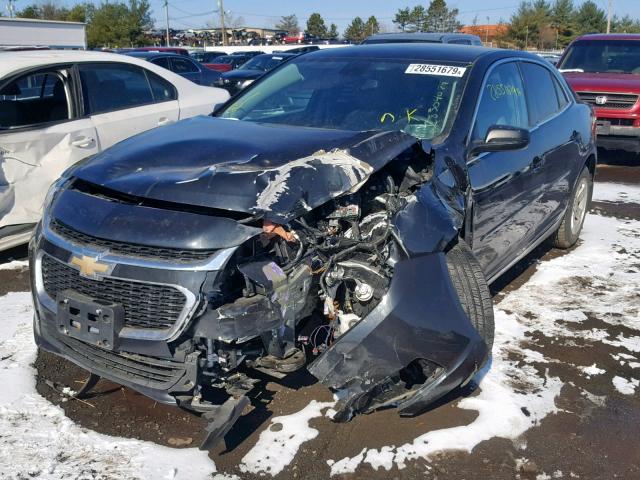 1G11B5SL6FF135971 - 2015 CHEVROLET MALIBU LS BLACK photo 2