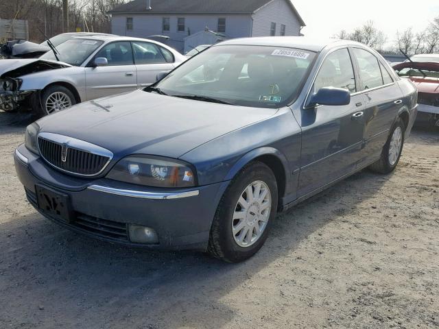 1LNHM86S55Y626971 - 2005 LINCOLN LS BLUE photo 2