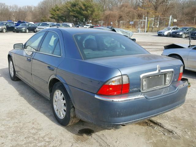 1LNHM86S55Y626971 - 2005 LINCOLN LS BLUE photo 3