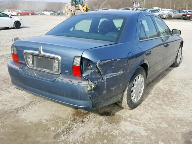 1LNHM86S55Y626971 - 2005 LINCOLN LS BLUE photo 4