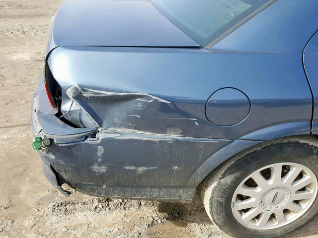 1LNHM86S55Y626971 - 2005 LINCOLN LS BLUE photo 9