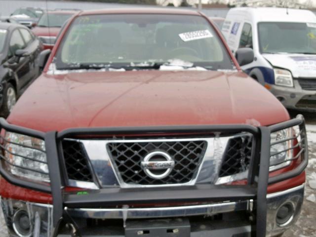 1N6AD07WX7C461781 - 2007 NISSAN FRONTIER C RED photo 7