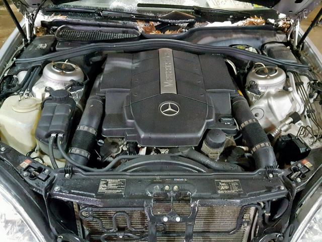 WDBNG84J14A386462 - 2004 MERCEDES-BENZ S 500 4MAT SILVER photo 7