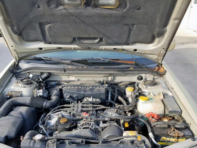 JF1SF65572H715625 - 2002 SUBARU FORESTER S GOLD photo 7