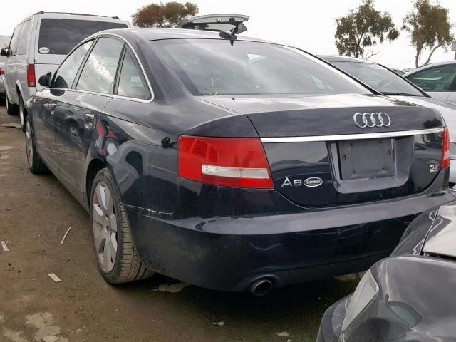 WAUDH74F06N191929 - 2006 AUDI A6 3.2 QUA BLACK photo 3