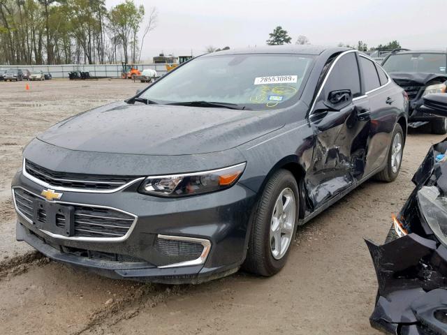 1G1ZB5ST3JF191278 - 2018 CHEVROLET MALIBU LS 石墨色 照片 2