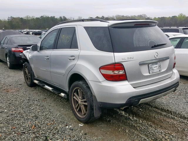 4JGBB86E36A018088 - 2006 MERCEDES-BENZ ML 350 SILVER photo 3