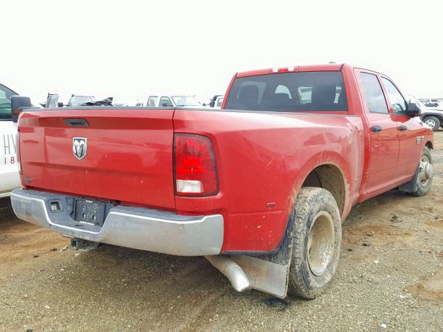 3C63DPGL8CG112157 - 2012 DODGE RAM 3500 S RED photo 4