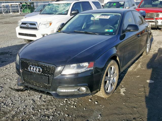 WAULF78K59N063599 - 2009 AUDI A4 2.0T QU BLACK photo 2